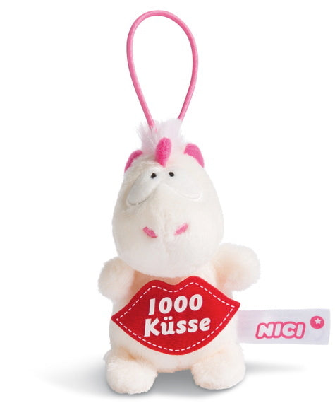 NICI Schlüsselanhänger Einhorn Theodor "1000 Küsse"