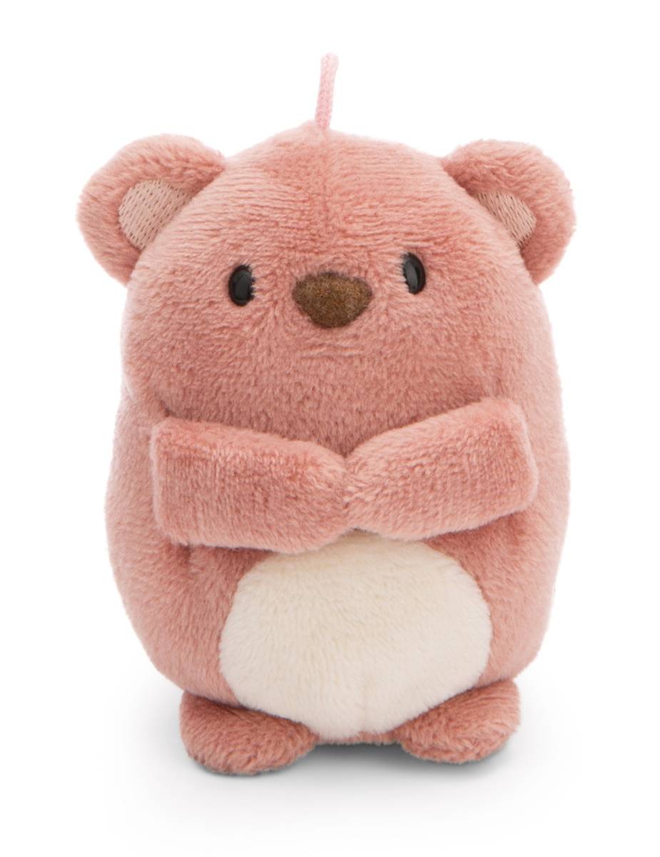 NICI Kuscheltier mymochi Bär Nomo mit Pommes und Bienenkostüm