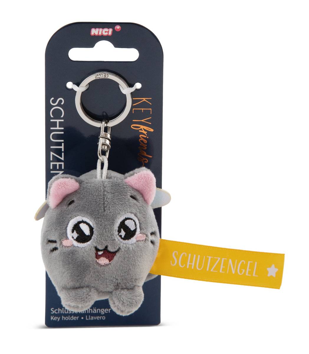 NICI Schlüsselanhänger  Katze "Schutzengel!"