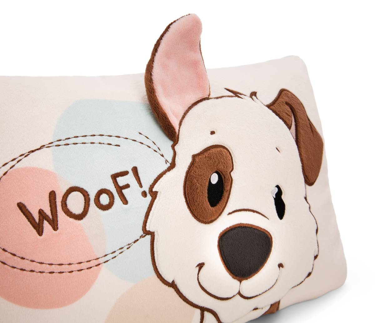 NICI Kissen Hund weiss