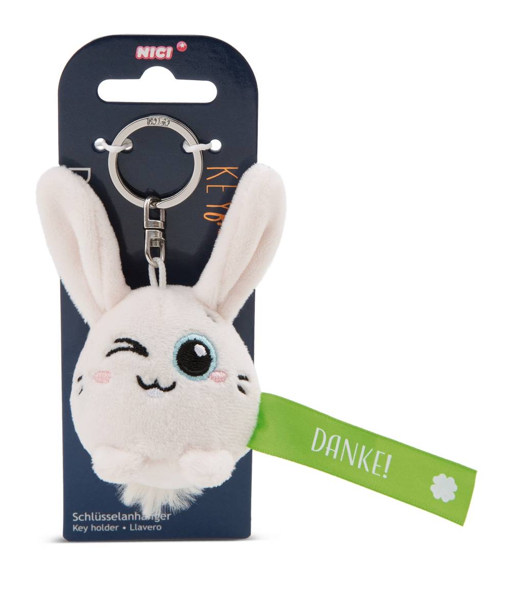 NICI Schlüsselanhänger  Hase "Danke!"