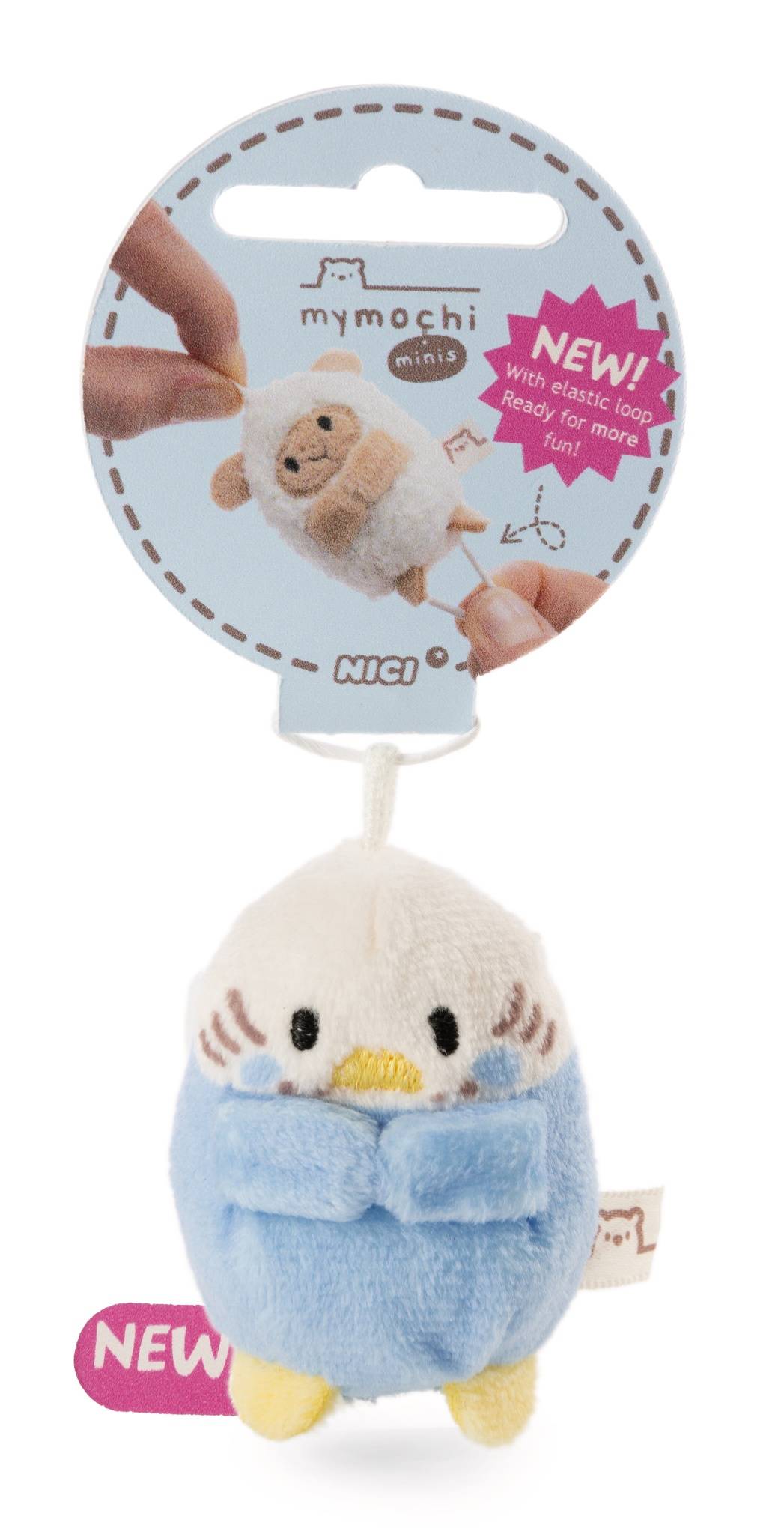 NICI my mochi Kuscheltier Wellensittich Birb