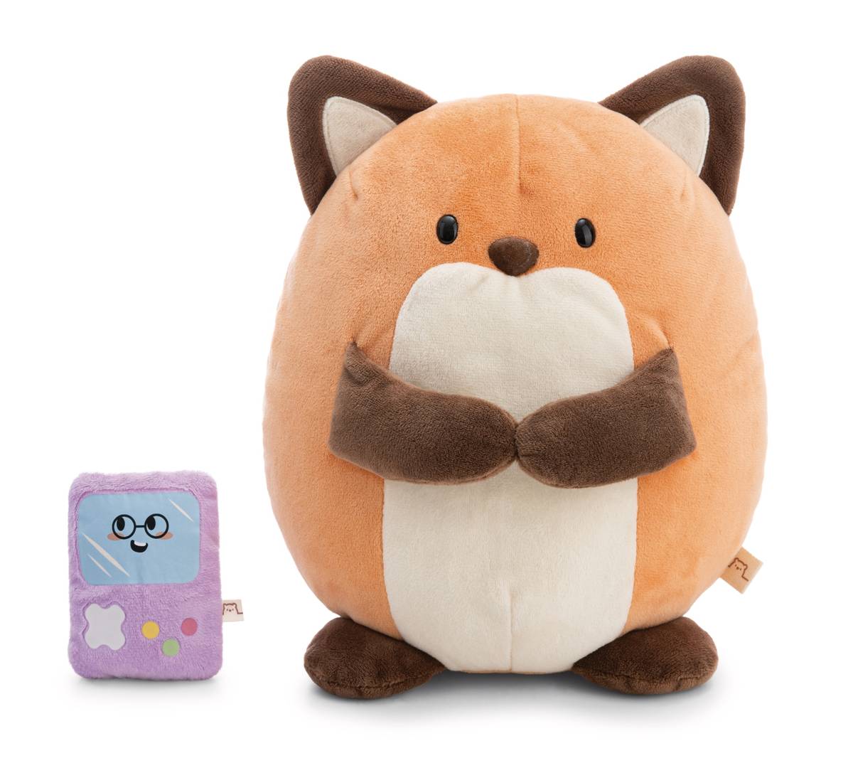 NICI Kuscheltier Fuchs Geeks mit Video Game
