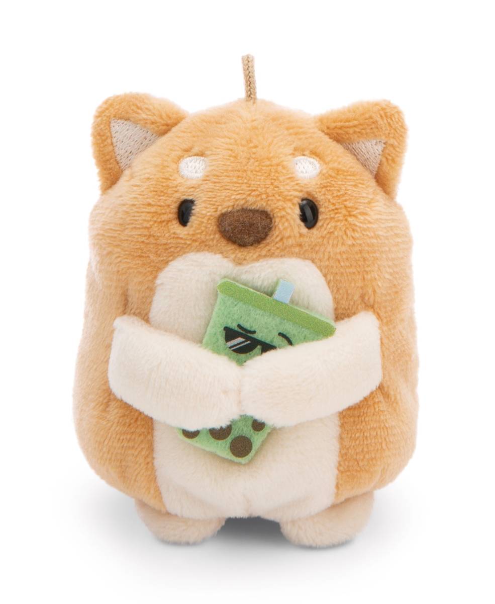 NICI Kuscheltier mymochi Hund Hiro mit Bubble Tee und Eisbärkostüm