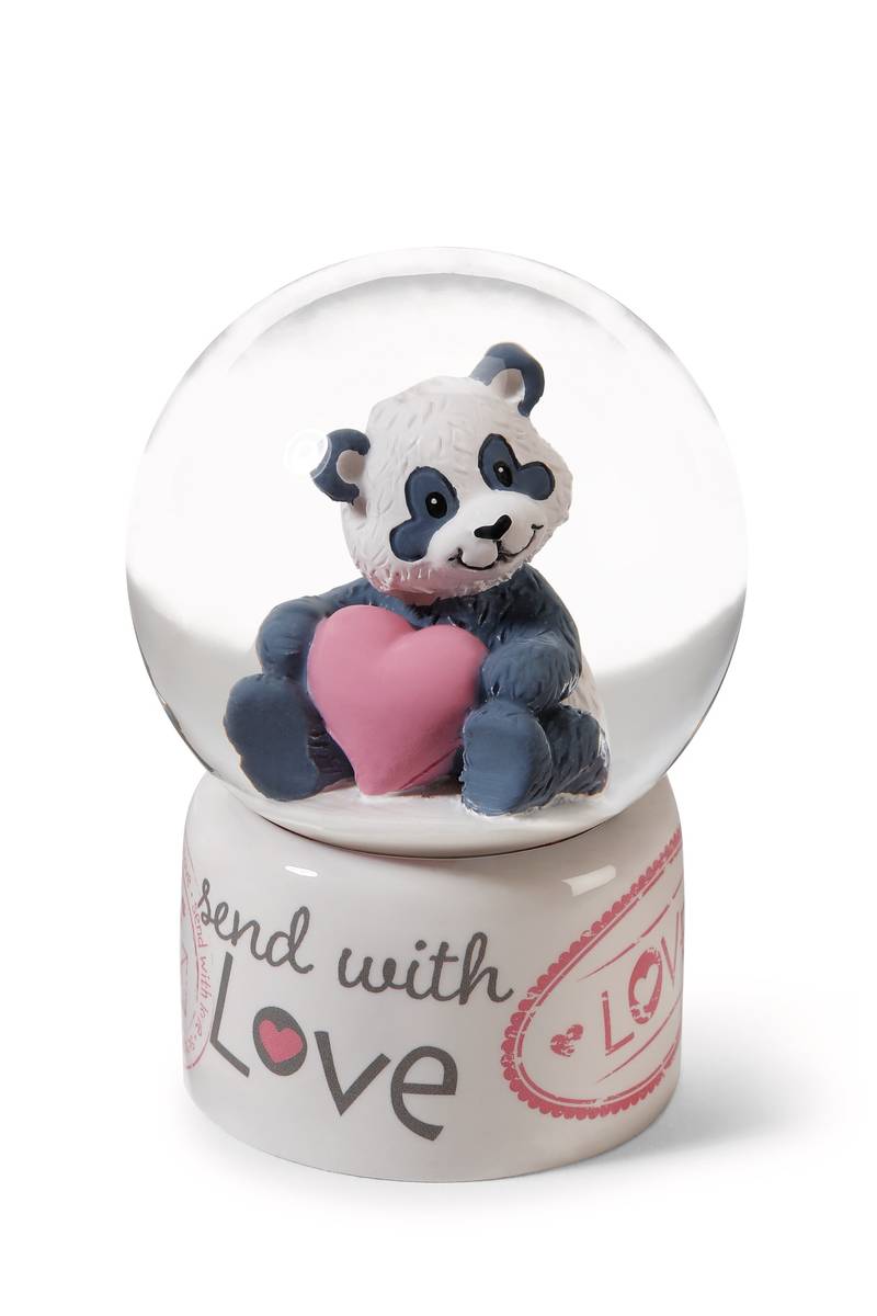 NICI Schüttelkugel Love Panda