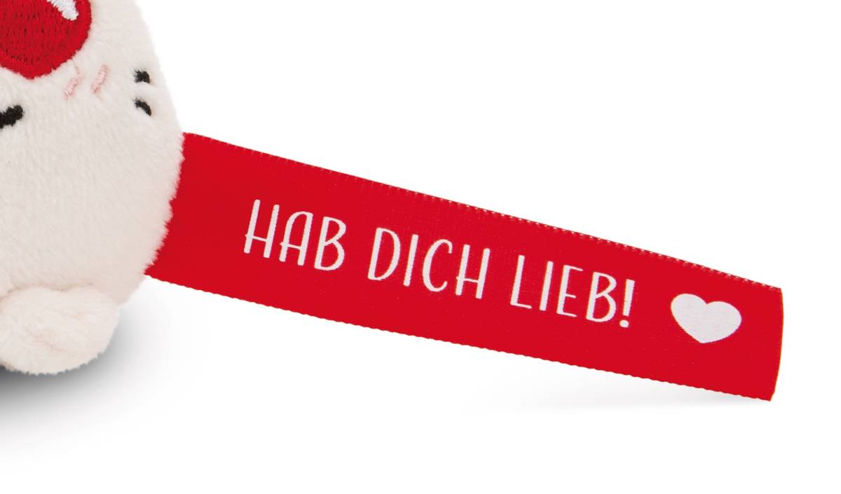 NICI Schlüsselanhänger  Hase "Hab dich lieb!"