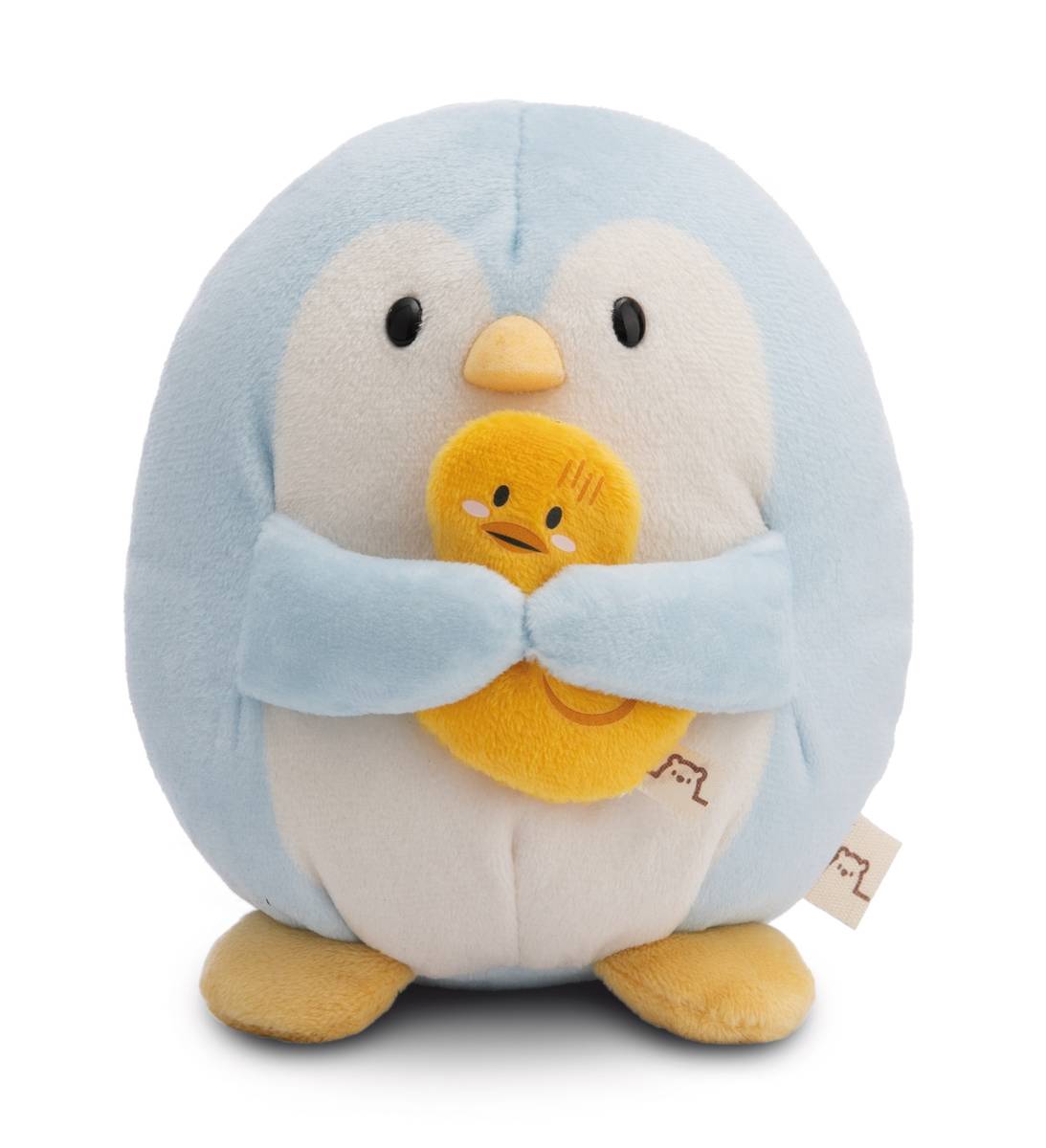 NICI Kuscheltier mymochi Pinguin Waddle mit Ente in Geschenkbox