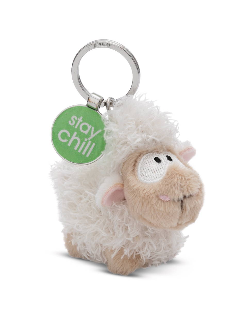 NICI Schlüsselanhänger Schaf weiss 9cm