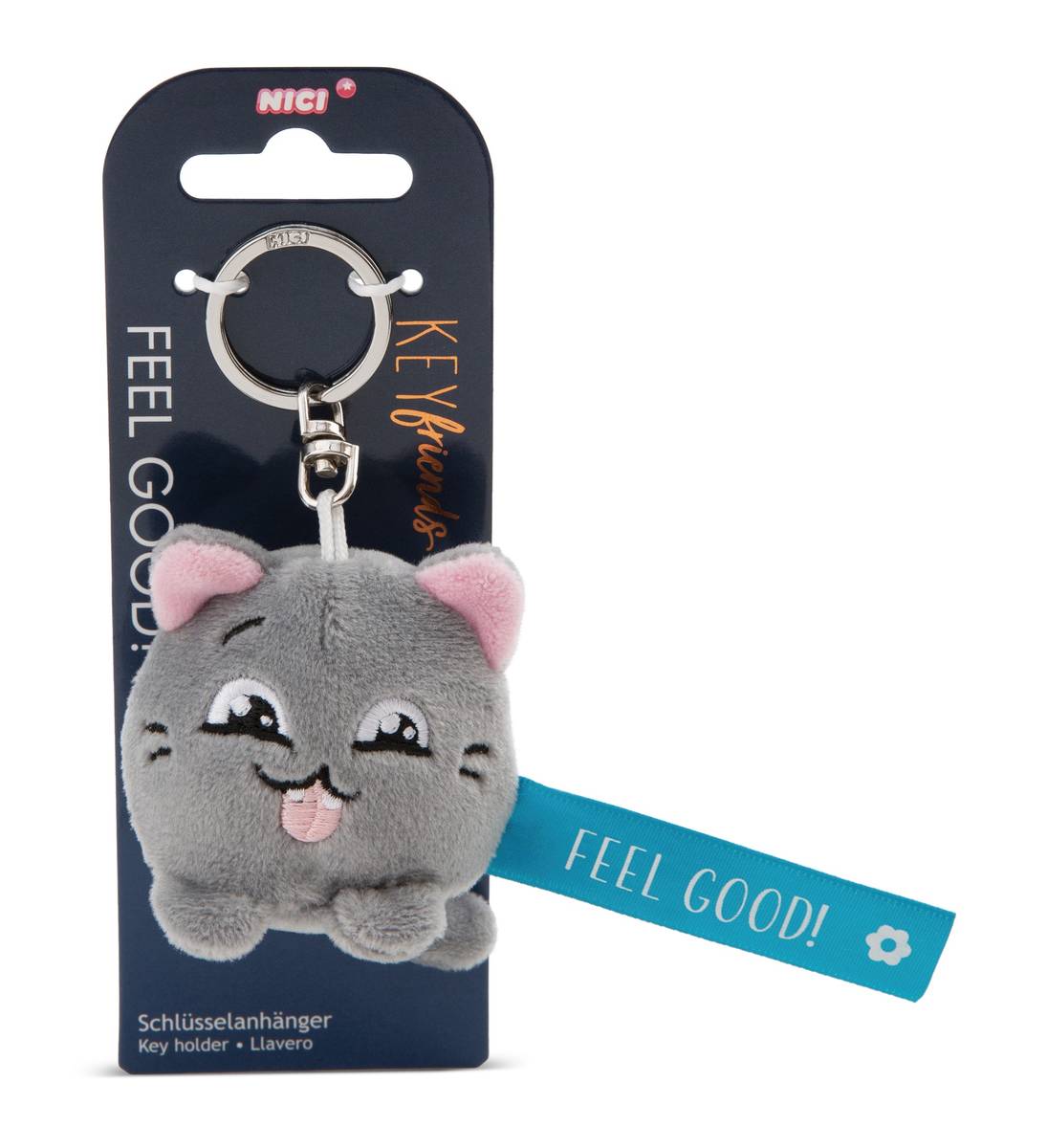 NICI Schlüsselanhänger  Katze "Feel Good!"