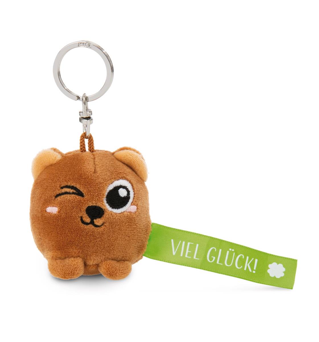 NICI Schlüsselanhänger  Bär „Viel Glück!“