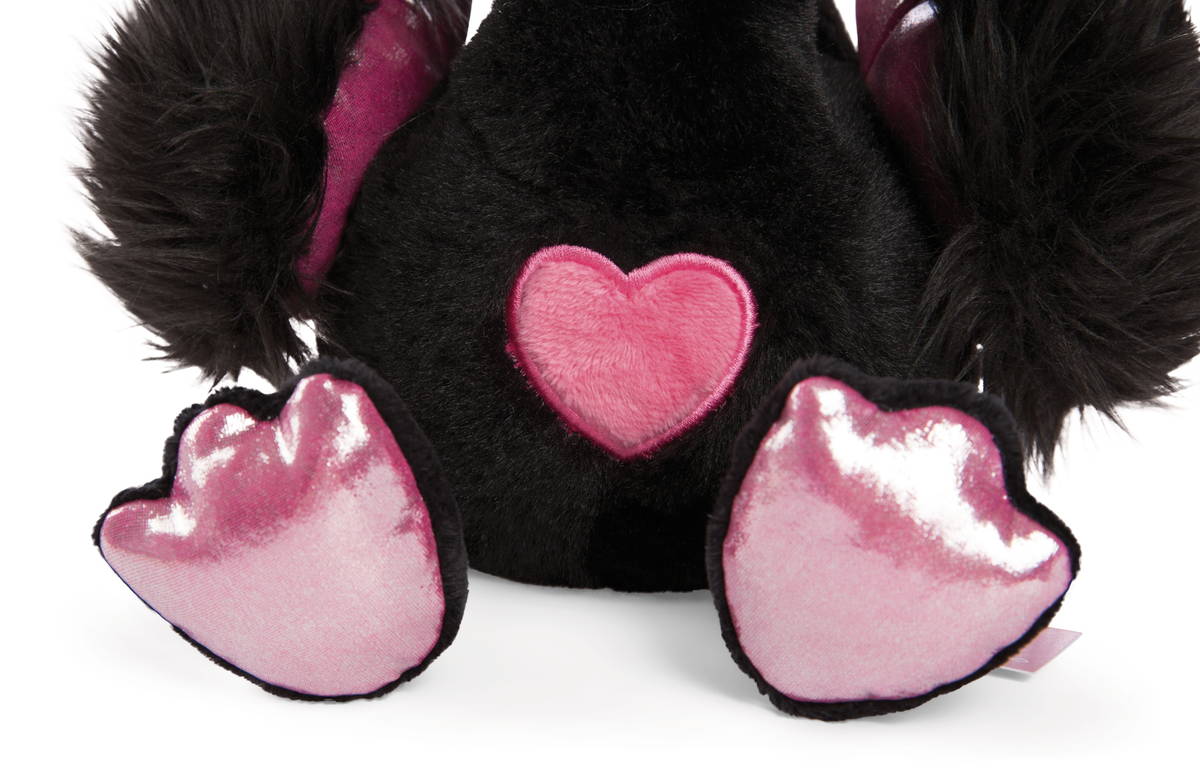 NICI Kuscheltier Love Schwarzer Schwan
