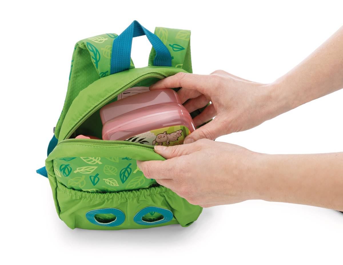 NICI Rucksack grün mit Rotem Panda