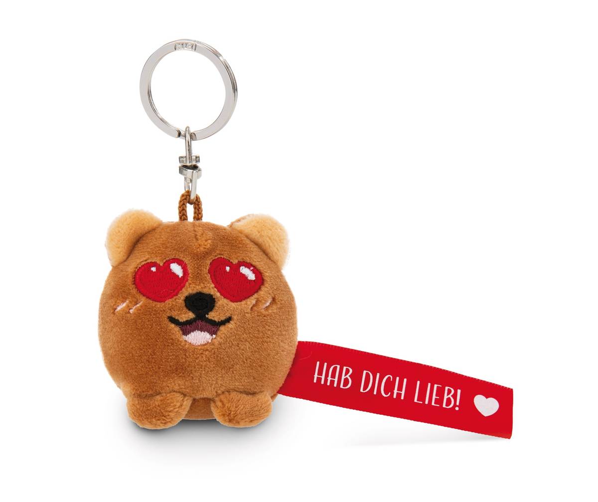 NICI Schlüsselanhänger  Bär „Hab dich lieb!“