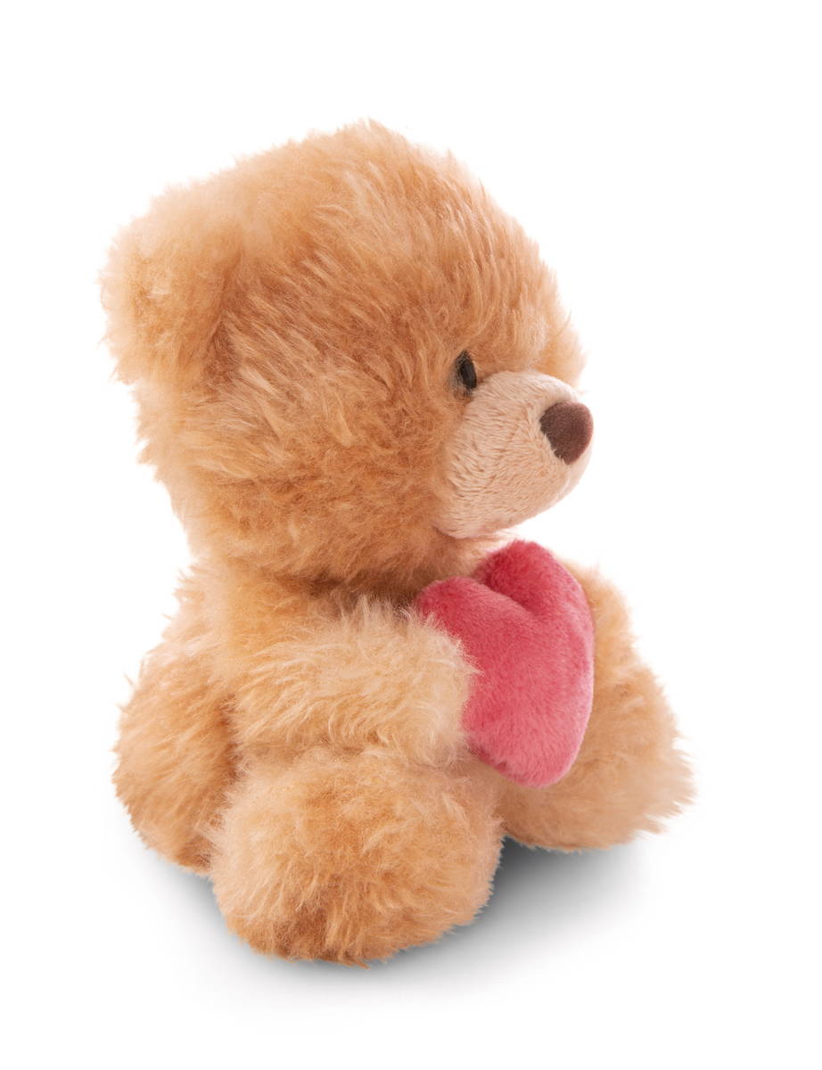 NICI Kuscheltier Bär hellbraun mit Herz Schlenker