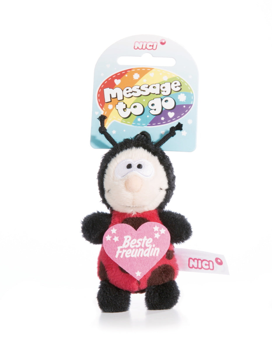 NICI Schlüsselanhänger Marienkäfer "Beste Freundin"