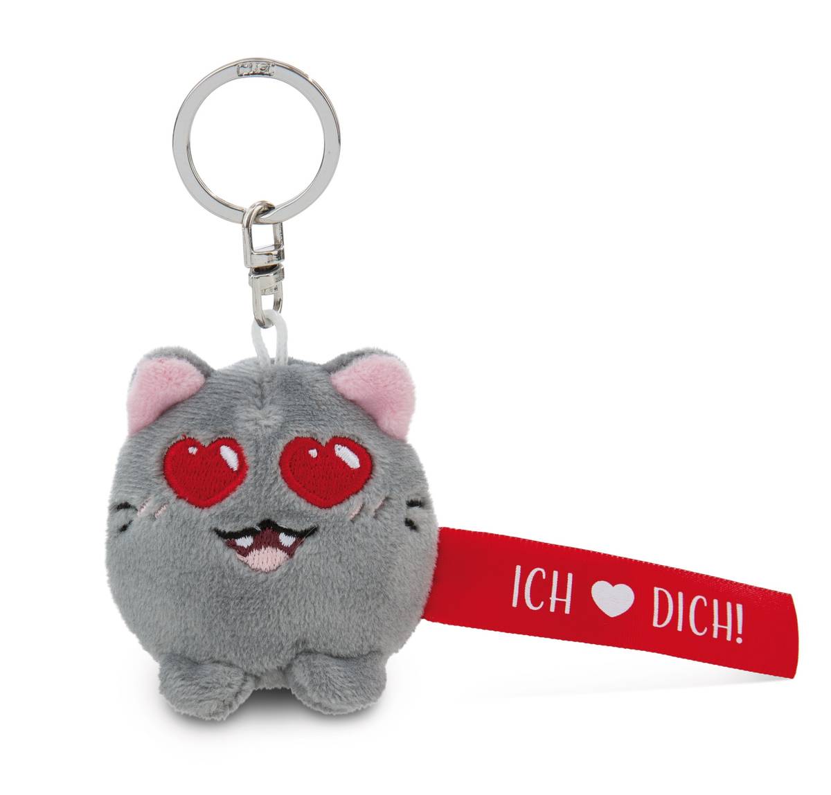 NICI Schlüsselanhänger  Katze "Ich Herz dich!"