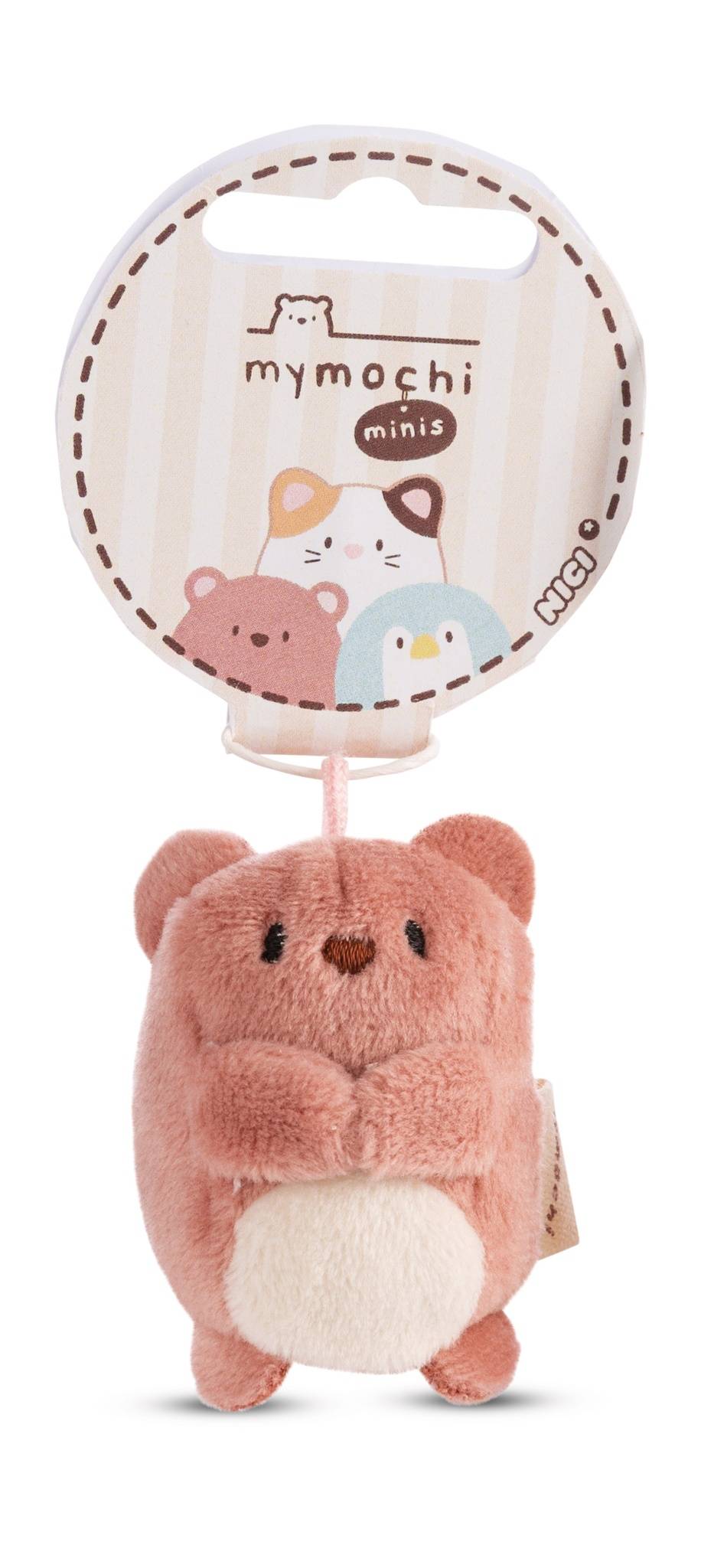 NICI Kuscheltier mymochi Bär Nomo braun