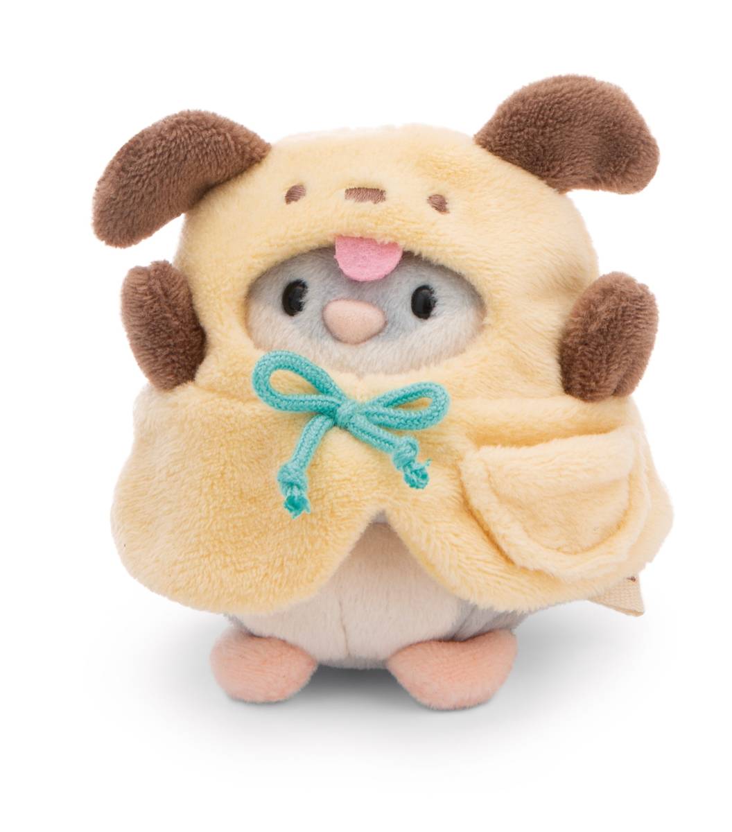 NICI Kuscheltier mymochi Hamster Shai mit Keks und Hundekostüm