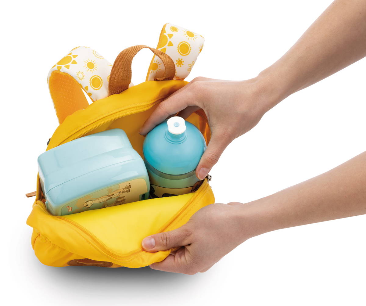 NICI Rucksack gelb mit Hase