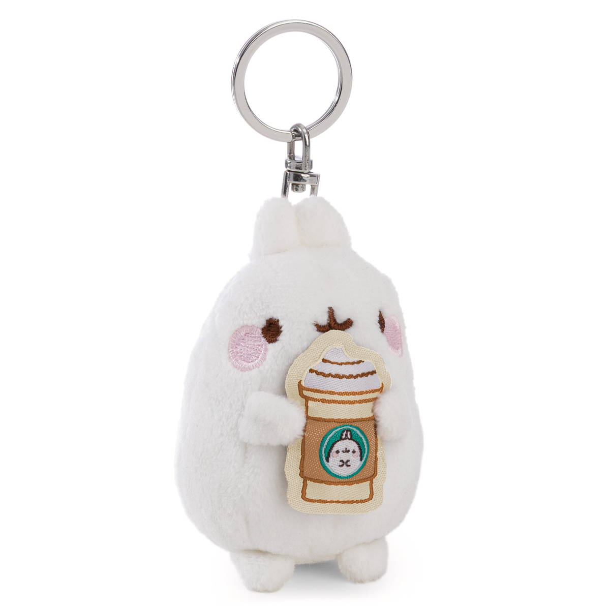 NICI Schlüsselanhänger Molang mit Kaffeebecher