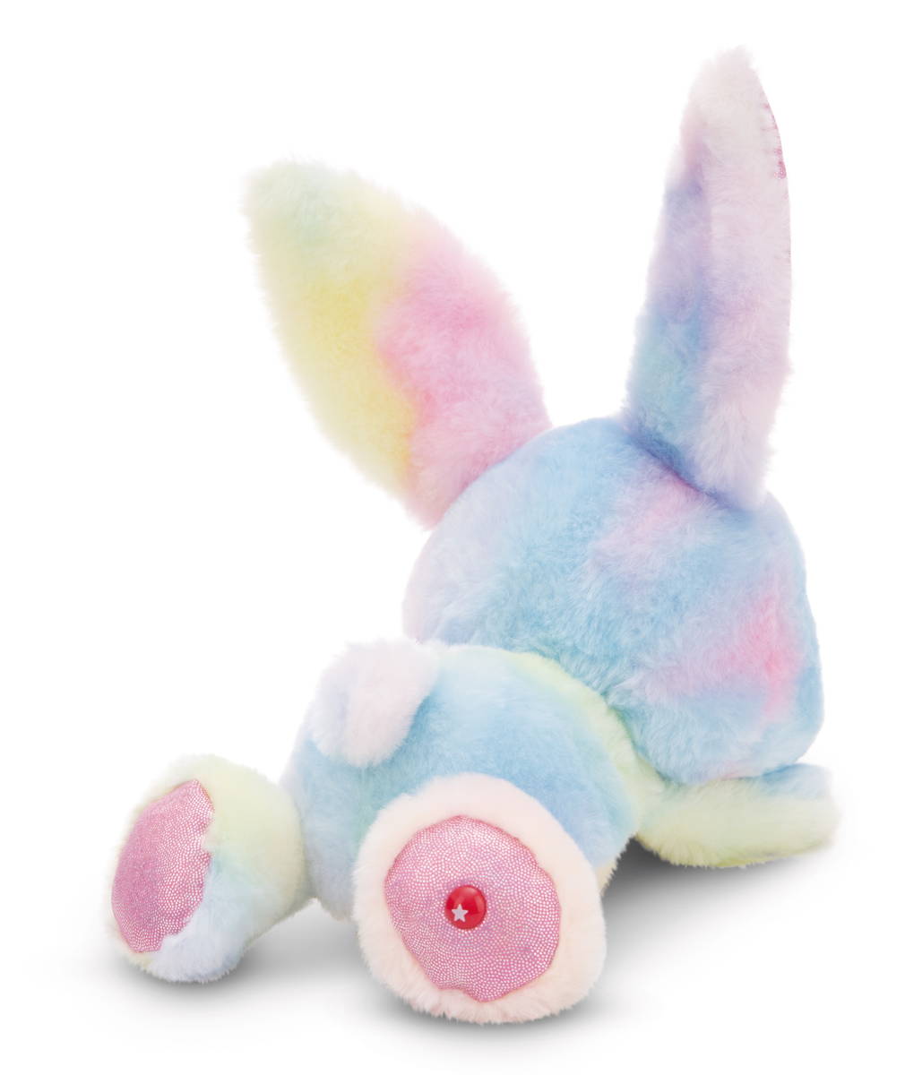 GLUBSCHIS Kuscheltier Hase Rainbow Candy liegend