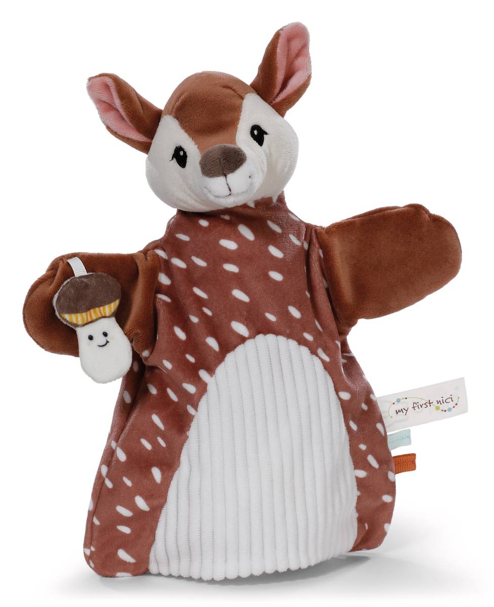 NICI Schmusetuch Handpuppe Rehkitz 2 in 1