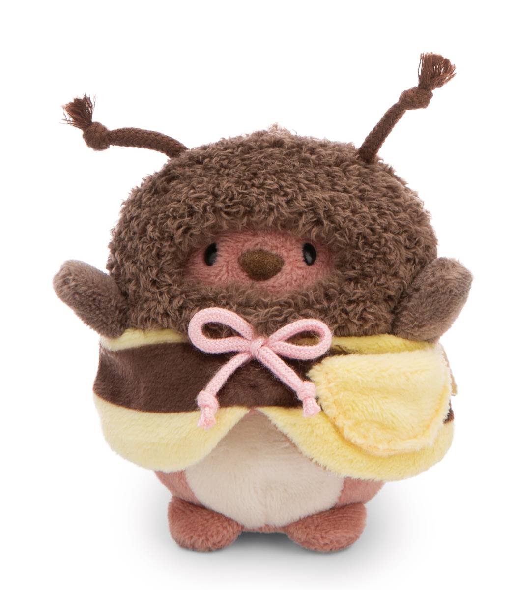 NICI Kuscheltier mymochi Bär Nomo mit Pommes und Bienenkostüm