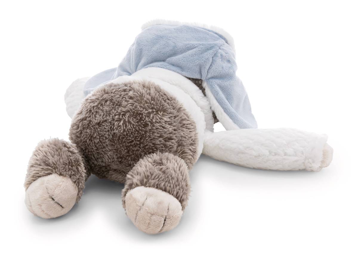 NICI Kuscheltier Faultier Izzy Icetumbler mit Mütze liegend