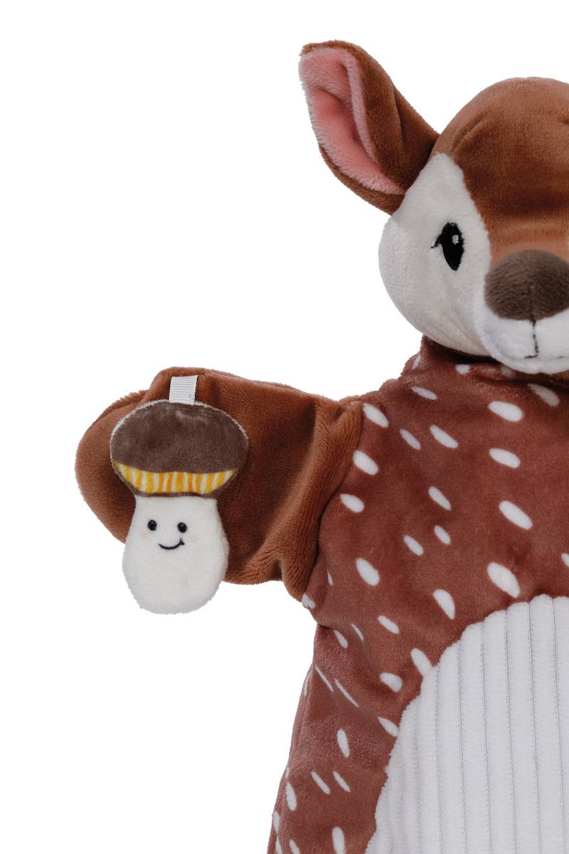 NICI Schmusetuch Handpuppe Rehkitz 2 in 1