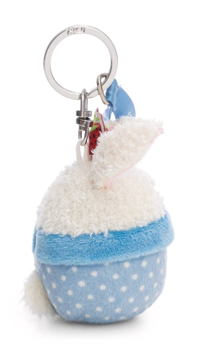 NICI Schlüsselanhänger Hase Cupcake "100% cute"