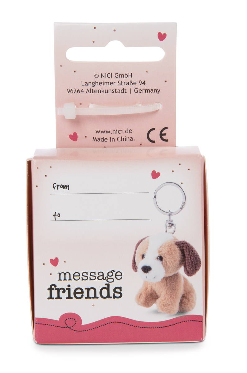 NICI Schlüsselanhänger Hund &quot;Forever Friends&quot; in Geschenkverpackung