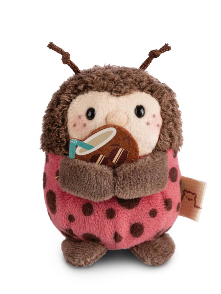 NICI Kuscheltier mymochi Marienkäfer Dozz mit Kokosnuss und Ananaskostüm