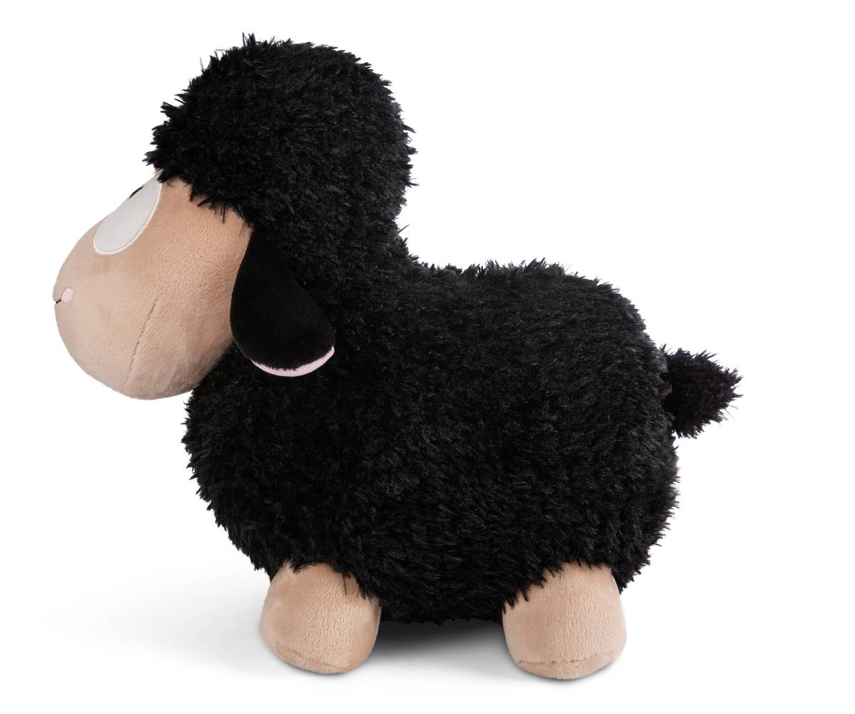 NICI Kuscheltier Schaf schwarz stehend