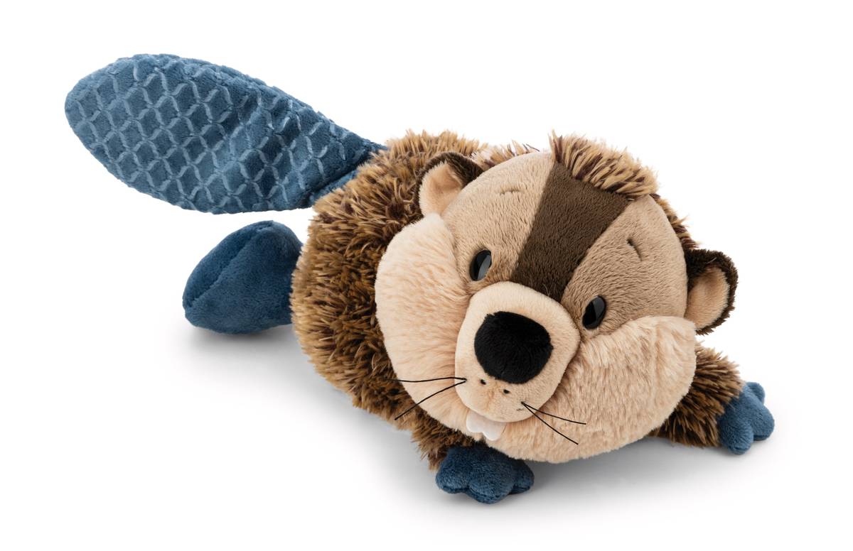 NICI Kuscheltier Biber Harry Woodsnacker liegend