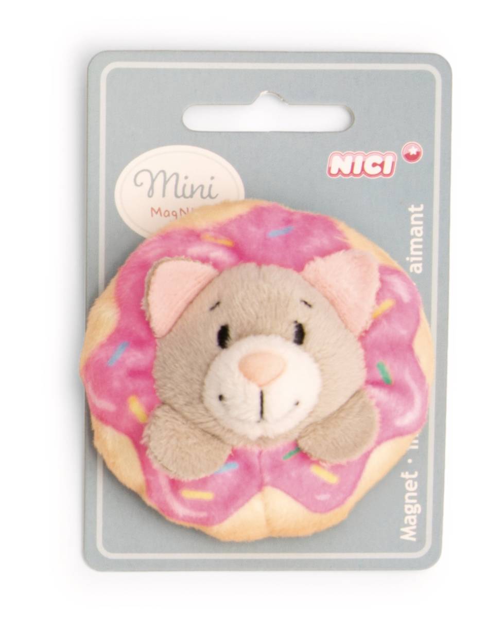 NICI Mini Magnicis Katze mit Donut 7cm