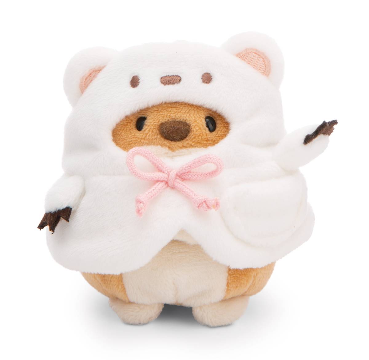 NICI Kuscheltier mymochi Hund Hiro mit Bubble Tee und Eisbärkostüm