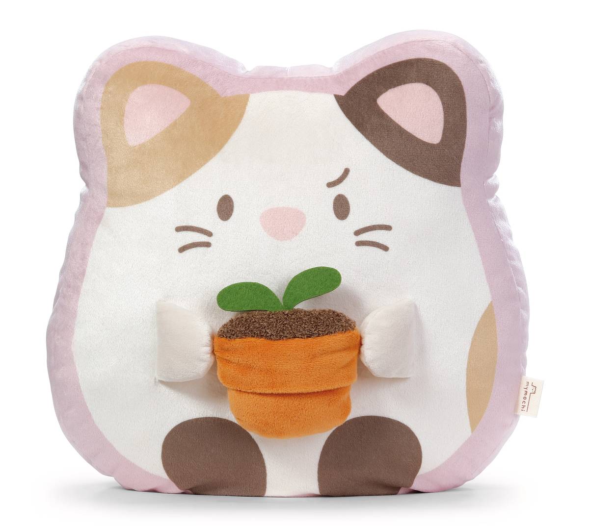 NICI Kissen Katze Angy mit Blumentopf