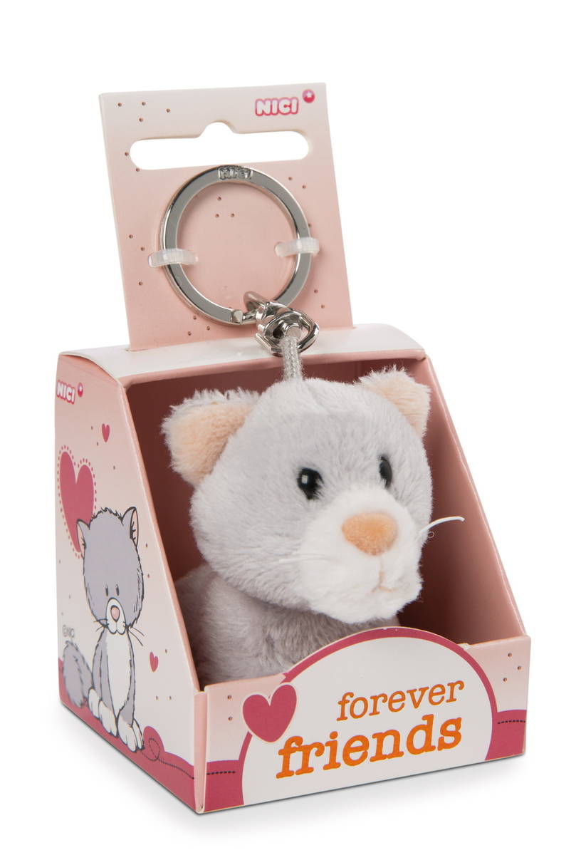 NICI Schlüsselanhänger Katze &quot;Forever Friends&quot; in Geschenkverpackung