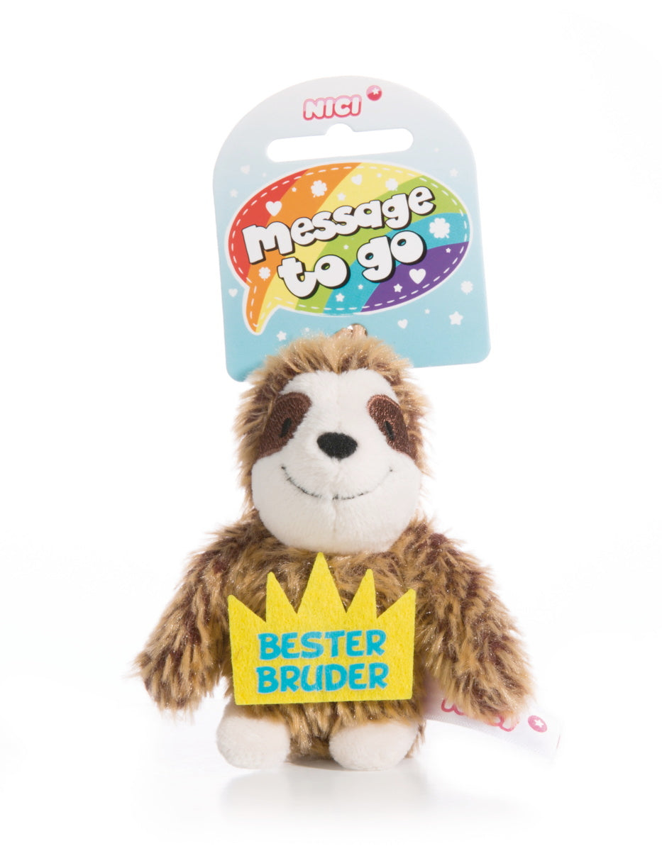 NICI Schlüsselanhänger Faultier "Bester Bruder"