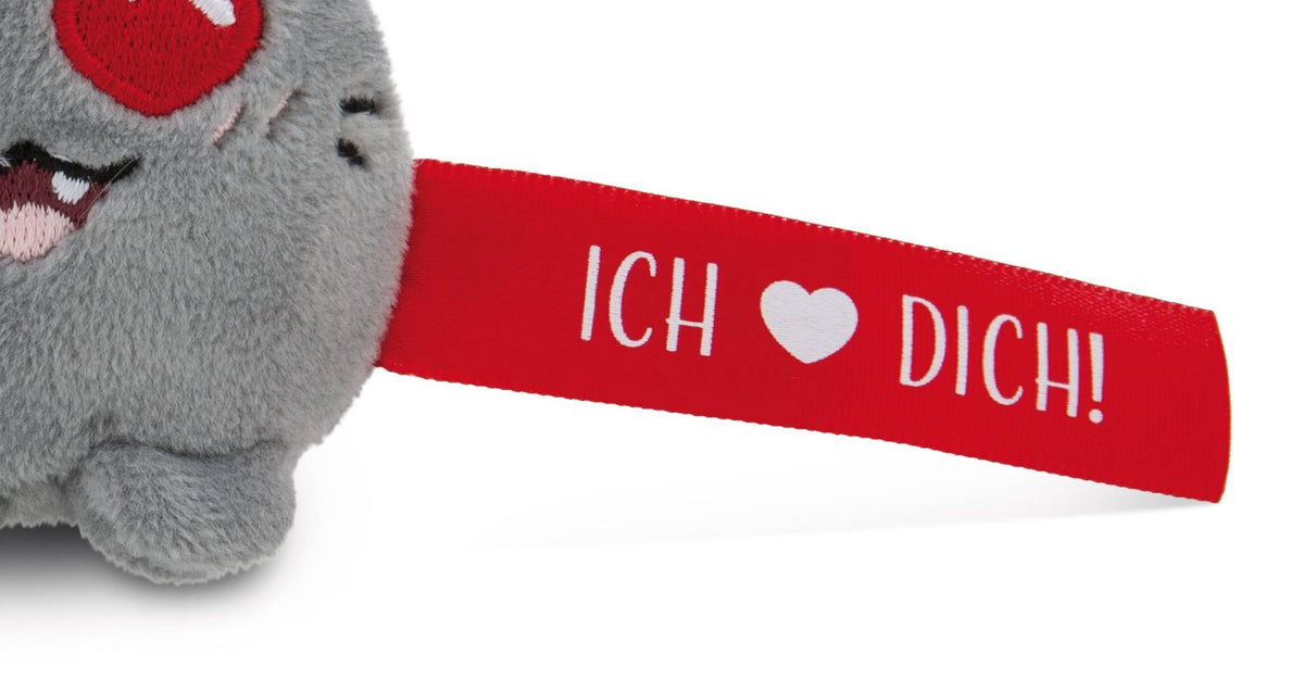 NICI Schlüsselanhänger  Katze "Ich Herz dich!"