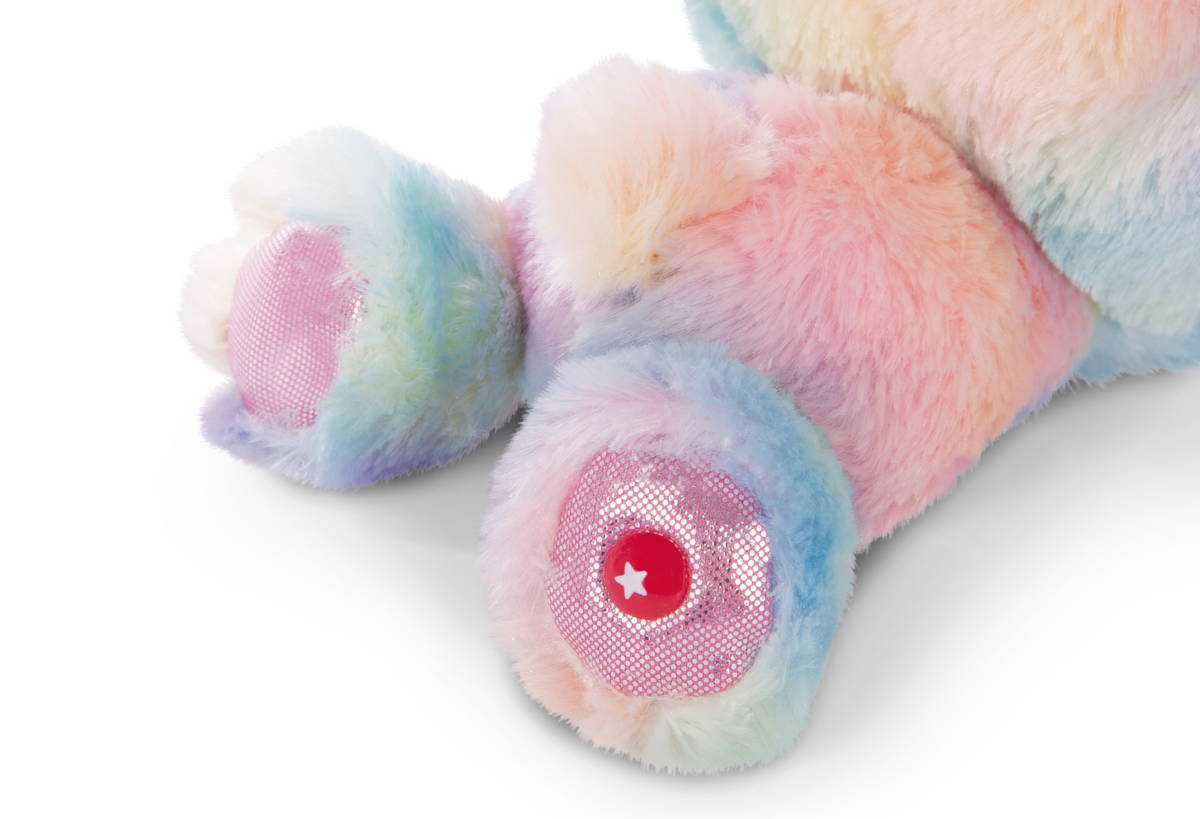 GLUBSCHIS Kuscheltier Hase Rainbow Candy liegend