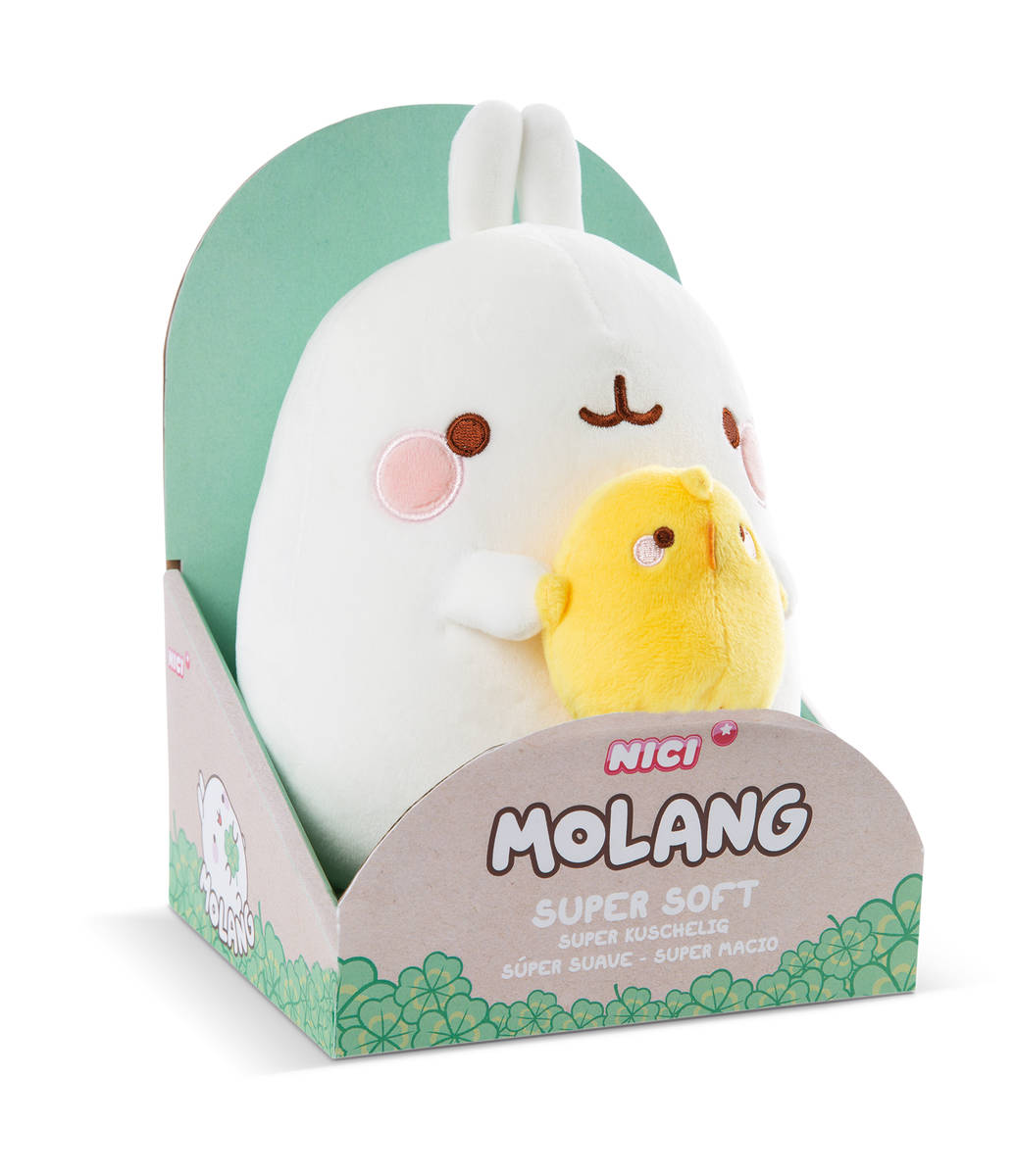 NICI Kuscheltier Molang mit Piu Piu