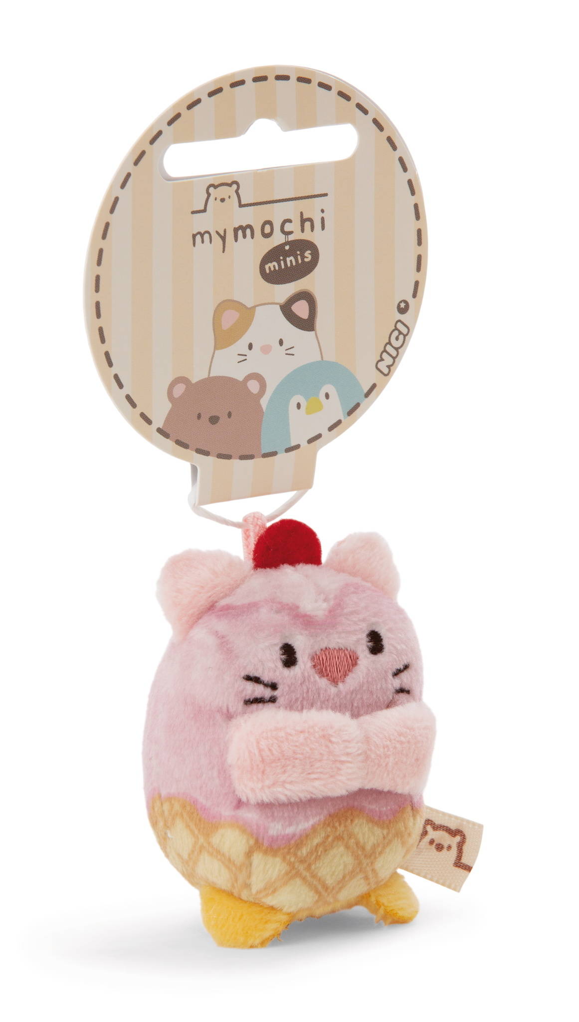 NICI Kuscheltier mymochi Katze Angy Softeis