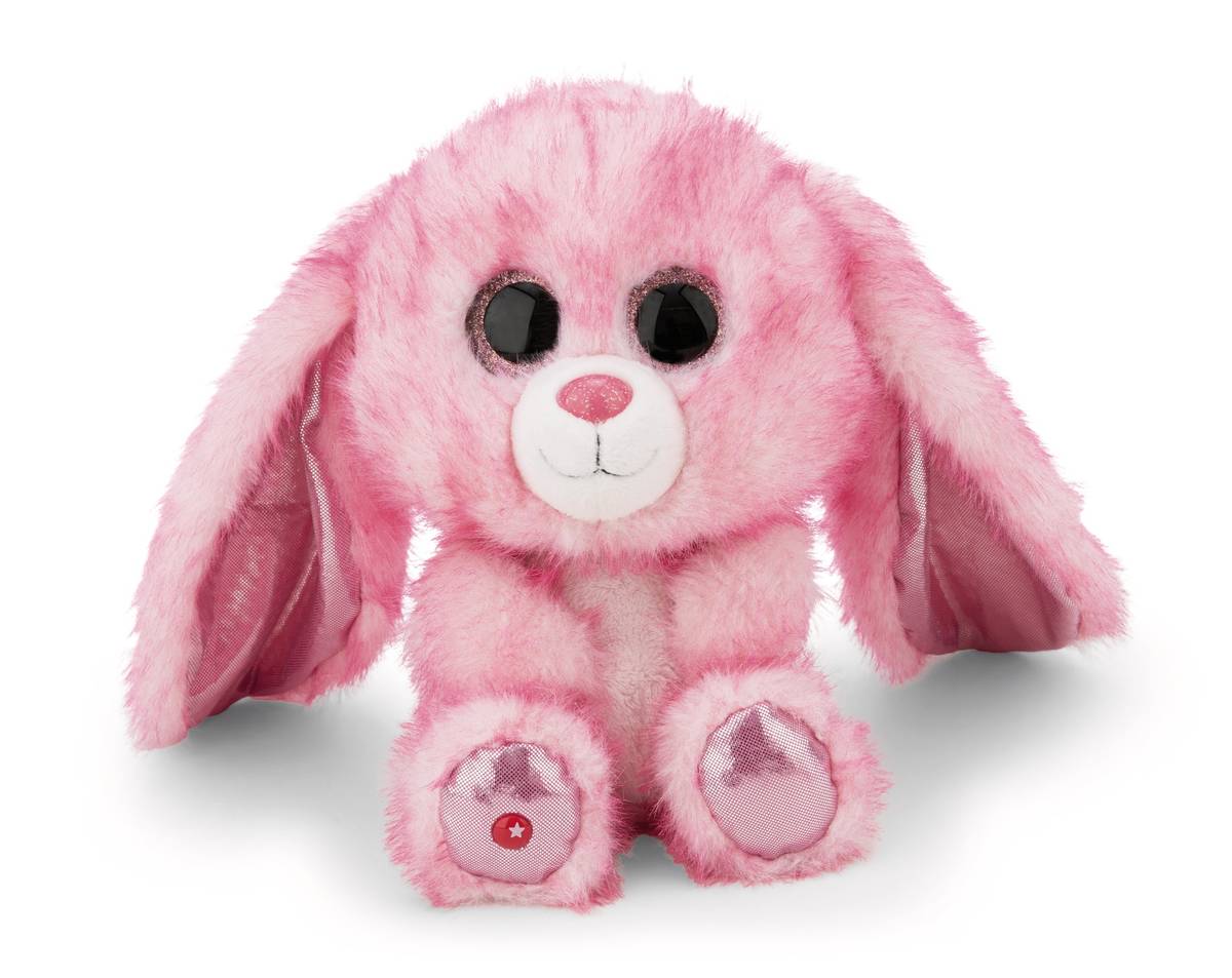 GLUBSCHIS Kuscheltier Hase pink Flommi-Fun 25cm Schlenker