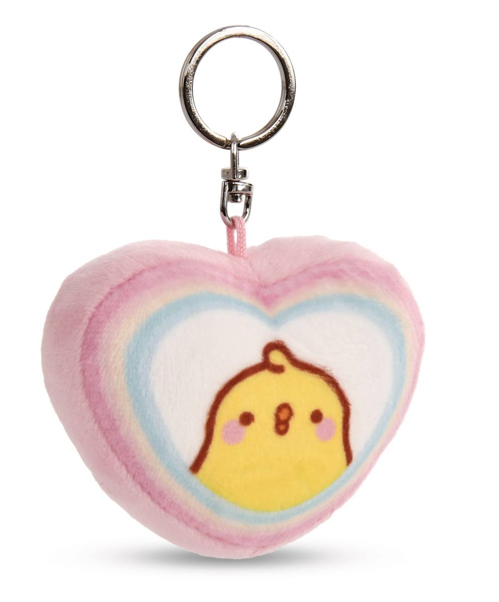NICI Schlüsselanhänger PiuPiu herzförmig