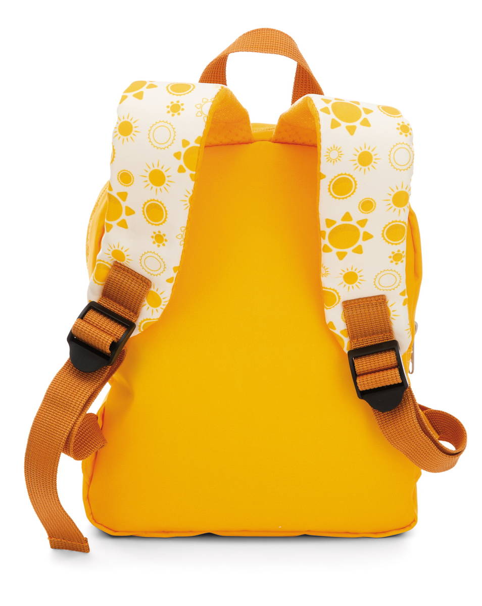 NICI Rucksack gelb mit Waschbär