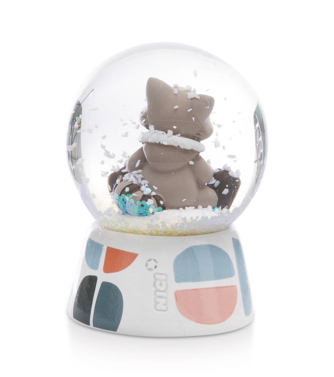 NICI Schüttelkugel Waschbär Lenno