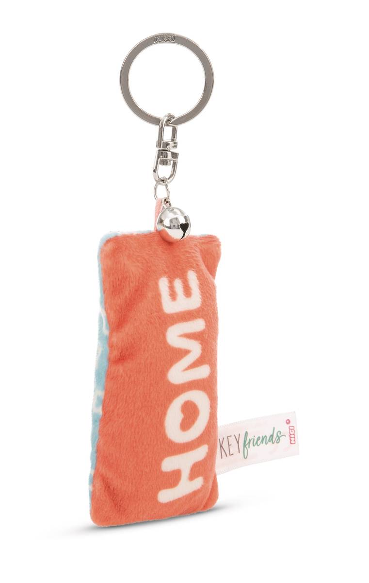 NICI Schlüsselanhänger  Mini Plüschkissen "Home" mit Glöckchen