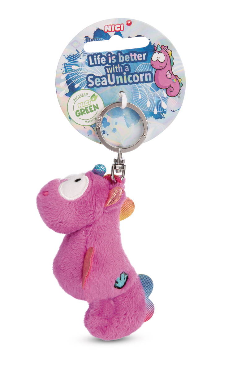 NICI Schlüsselanhänger Seepferdchen Laguna Rainbow mangenta