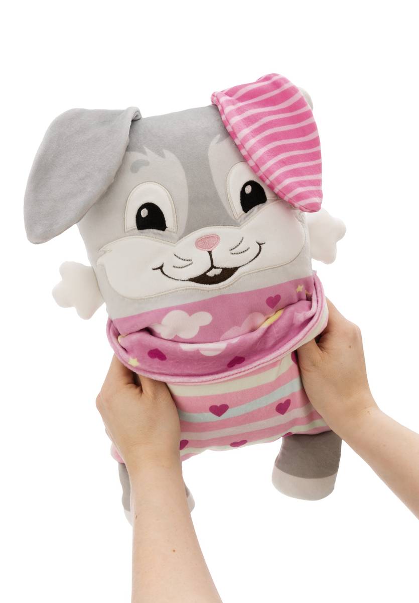 NICI Kuscheltier Hase mit Wendefunktion